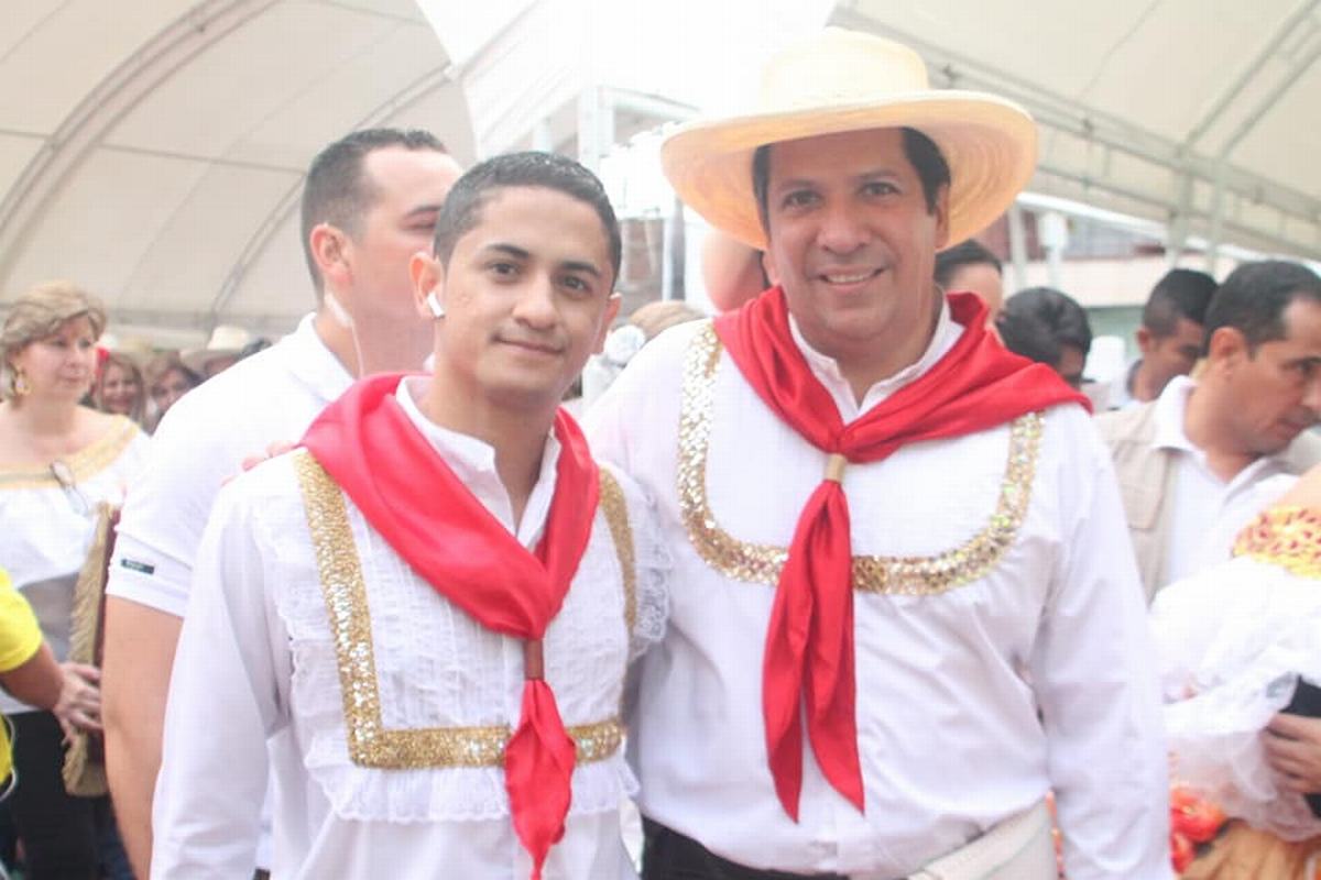 Concejal Felipe Hernández y el alcalde Rodrigo Lara.